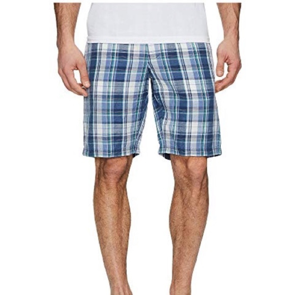 Tommy Bahama Matadero Linen Plaid Shorts Size M - Picture 3 of 12